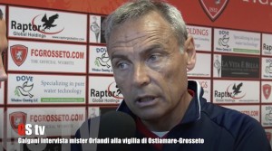 Gs Tv - Galgani intervista mister Orlandi alla vigilia di Ostiamare-Grosseto