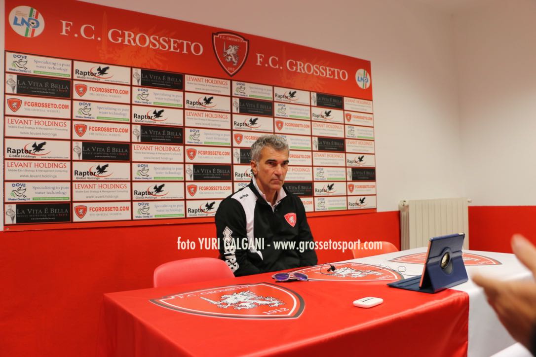 Grosseto-Viterbese Castrense 1 a 1 – Giacomarro in sala stampa a fine partita