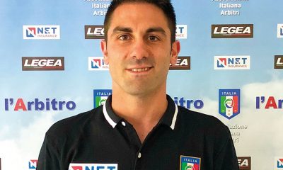 L'arbitro Mattia Ubaldi di Roma 1