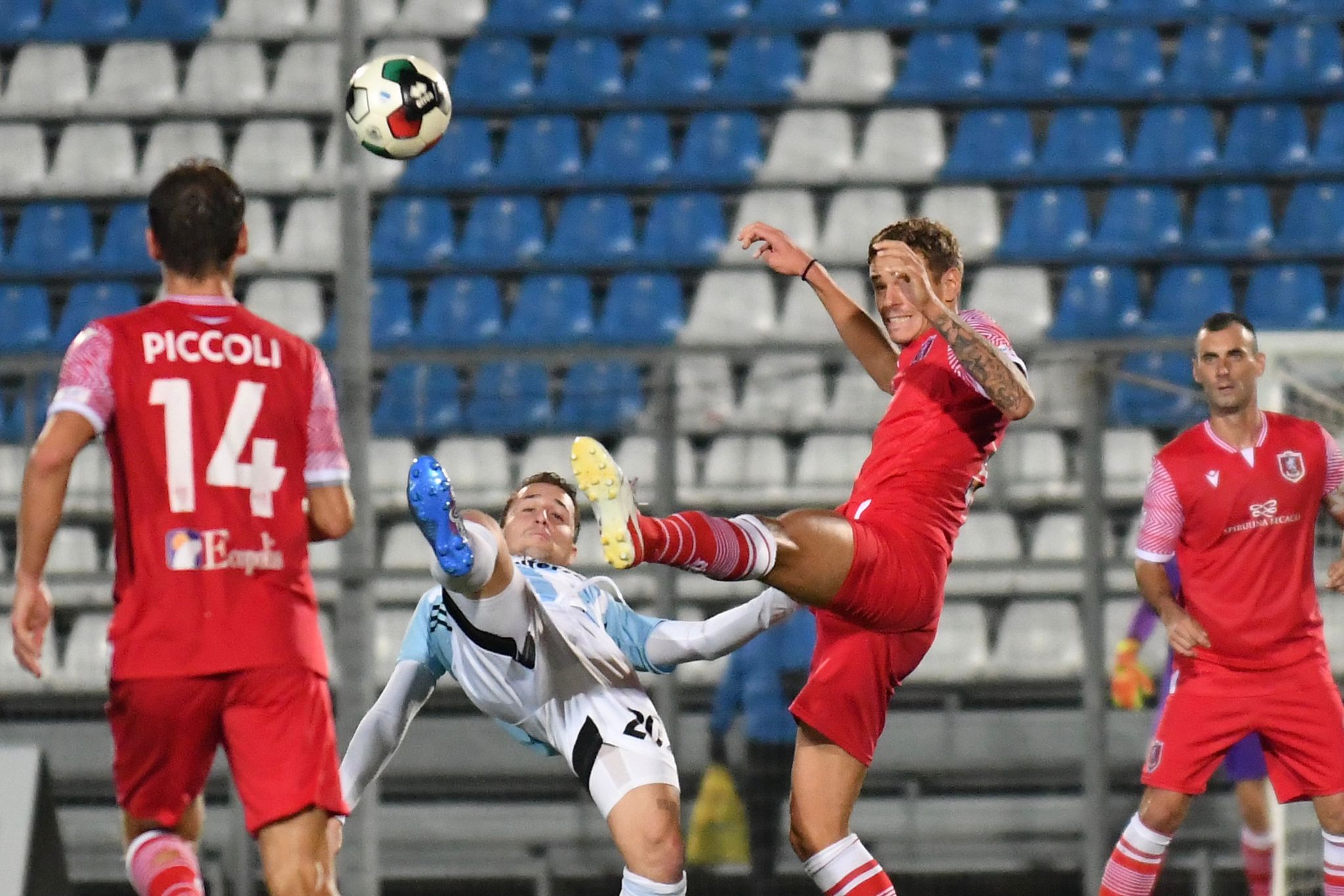 Virtus Entella-Us Grosseto 1 a 0 (foto Noemy Lettieri - Us Grosseto 1912)