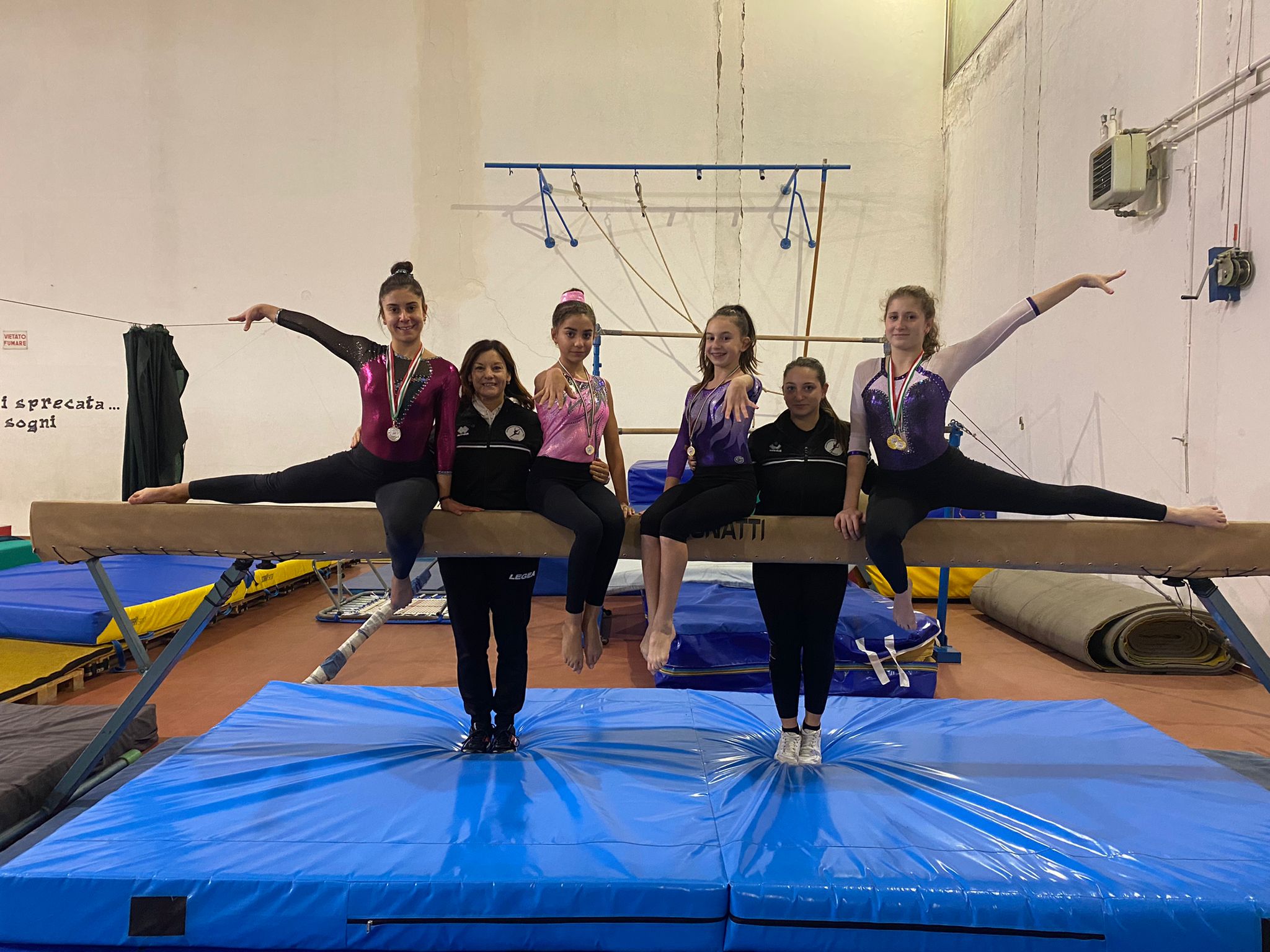 le-ginnaste-della-Polisportiva-Barbanella-Uno