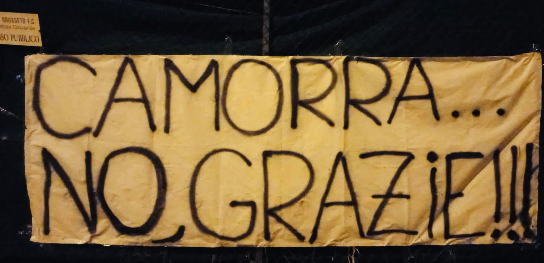 Camorra... No Grazie - pagina Fb La nostra storia-la nostra passione - Grosseto Football