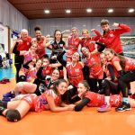 grosseto volley school serie D festeggia la vittoria