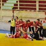 pallamano grosseto A2 femminile squadra festeggia