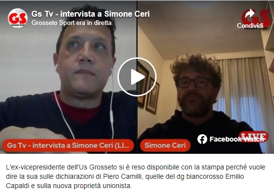 Gs Tv - intervista a Simone Ceri del 21 aprile 2022