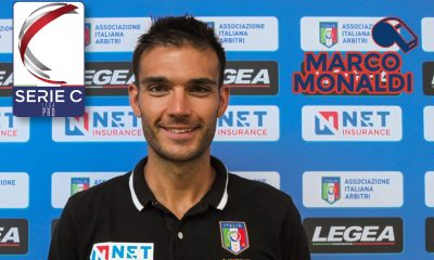 L'arbitro Marco Monaldi - foto Facebook Aia Macerata