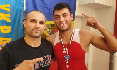 Petru-Tichem-della-Fight-Gym-Grosseto-argento-di-lotta-agli-italiani-di-lotta-libera-under