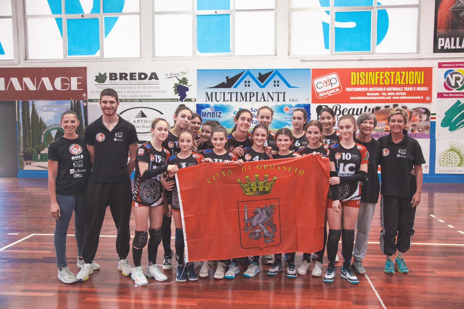 La Pallavolo Grosseto Luca Consani trionfa nel campionato territoriale under 13
