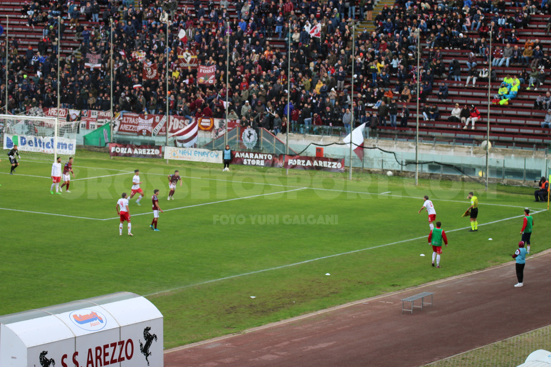 Arezzo-Us Grosseto 2 a 1 – 38
