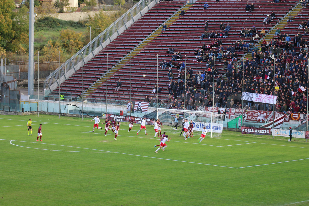 Arezzo-Us Grosseto 2 a 1 – 44