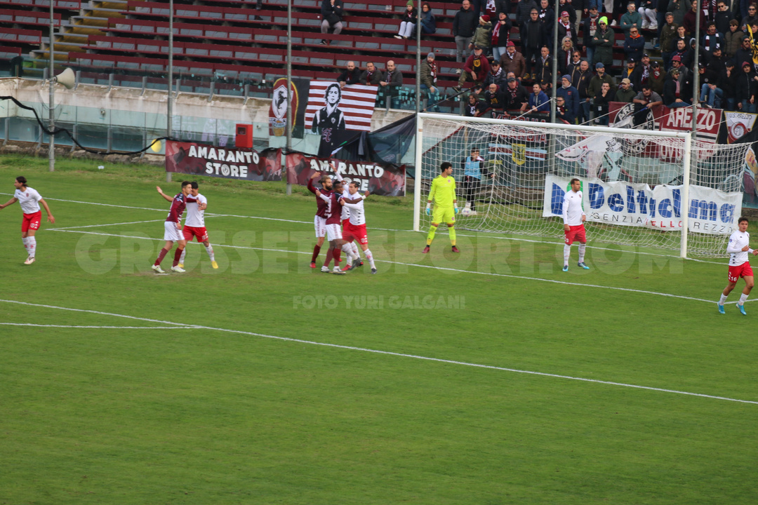Arezzo-Us Grosseto 2 a 1 – 56