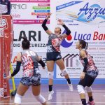 pallavolo grosseto serie B2 giocatrici azione di gioco