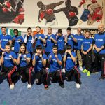pugilato fight gym gruppo atleti in Irlanda febbraio 2023