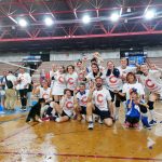 pallavolo follonica la squadra festeggia il ritorno in serie C maggio 2023