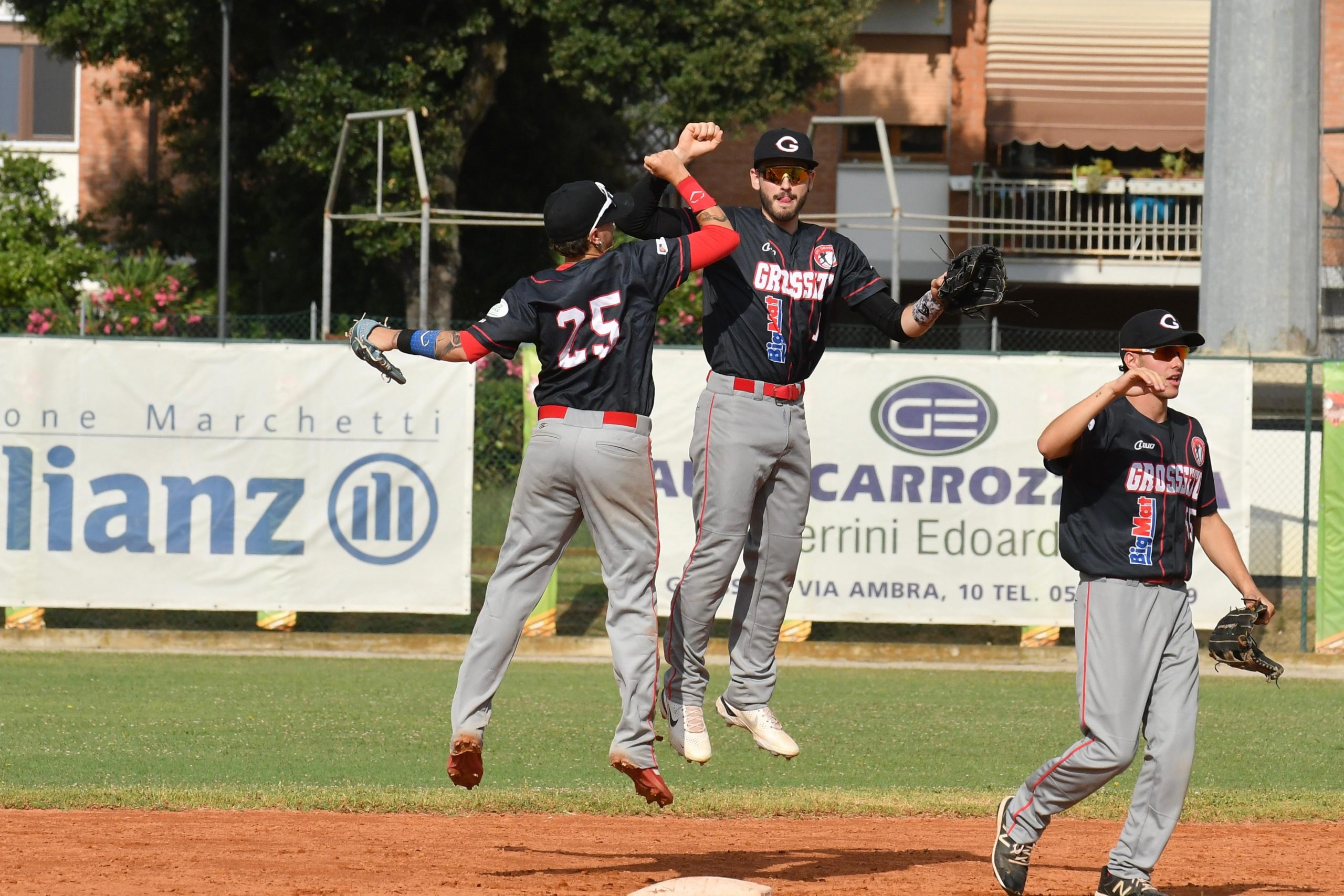 baseball-bsc-grosseto-Da-sinistra-verso-destra-Diego-Luciani-Maor-Pasquini-Sweed-e-Francesco-Cappuccini