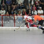 hockey pista circolo pattinatori Grosseto-Giovinazzo giocatore Cardella serie A1 azione di gioco ottobre 2023