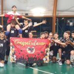 invictavolleyball squadra under festeggia la vittoria dicembre 2023