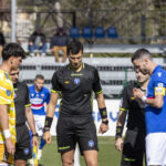 UsFG Varesina arbitro e capitani squadre al centro campo marzo 2024