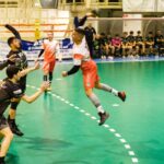 pallamano squadra grosseto handball azione di gioco aprile 2024