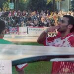 Us Grosseto-Florentia Viola 2 a 0 – Chadi lancia baci al pubblico grossetano al momento della sostituzione