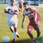 Us Grosseto-Florentia Viola 2 a 0 – Di Rita contrastato da Di Livio