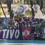 Us Grosseto-Florentia Viola 2 a 0 – la curva Sud occupata dai tifosi viola
