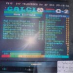 Us Grosseto-Florentia Viola 2 a 0 – la pagina 217 di Televideo col Grosseto primo in classifica