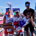 triatlhon grosseto da-sx-Riccardo_Casini-Mauro_Fantacci-Guido_Petrucc-Cristina_Effalli ottobre 2024