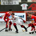 hockey pista serie A1 circolo pattinatori grosseto azione di gioco Sarzana Grosseto novembre 2024