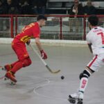 hockey pista circolo pattinatori grosseto serie A1 azione di gioco contro lodi dicembre 2024-2