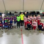 hockey pista circolo pattinatori grosseto squadra Under 11 con il giovane arbitro Montomoli marzo 2025