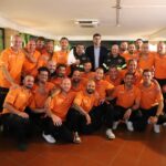 vigili del fuoco premiazione squadra toscana 1 campione d’italia calcio a 5 settembre 2025