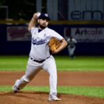 baseball Bsc Grosseto lanciatore Diego Fabiani – foto di Simon Ferrari dicembre 2025