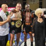 Pugilato Giustini campione del titolo Mediterraneo IBO dei pesi massimi vs Traoré febbraio 2026-1