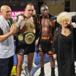 Pugilato Giustini campione del titolo Mediterraneo IBO dei pesi massimi vs Traoré febbraio 2026-3