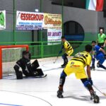 hockey pista serie A1 squadra Blue Factor Castiglione vs Tr Azzurra Novara azione di gioco febbraio 2026-1