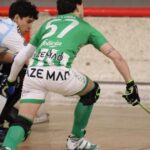 hockey pista serie A1, Un tiro di Cabiddu in Afp Giovinazzo-Blue Factor Castiglione marzo 2026-1