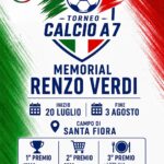 calcio a 7 locandina torneo santa fiora meorial Renzo Verdi