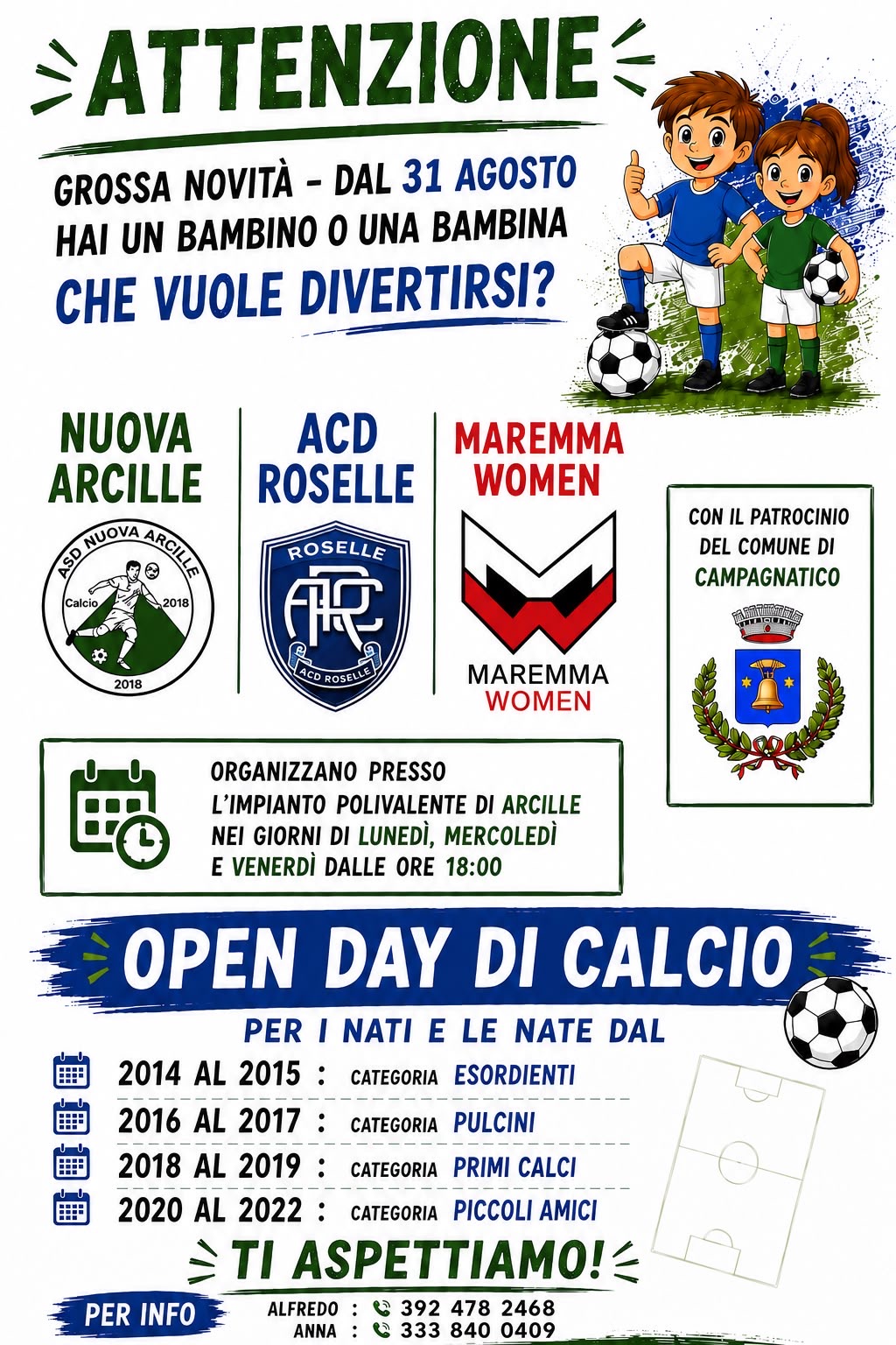 Grosse novità ad Arcille…