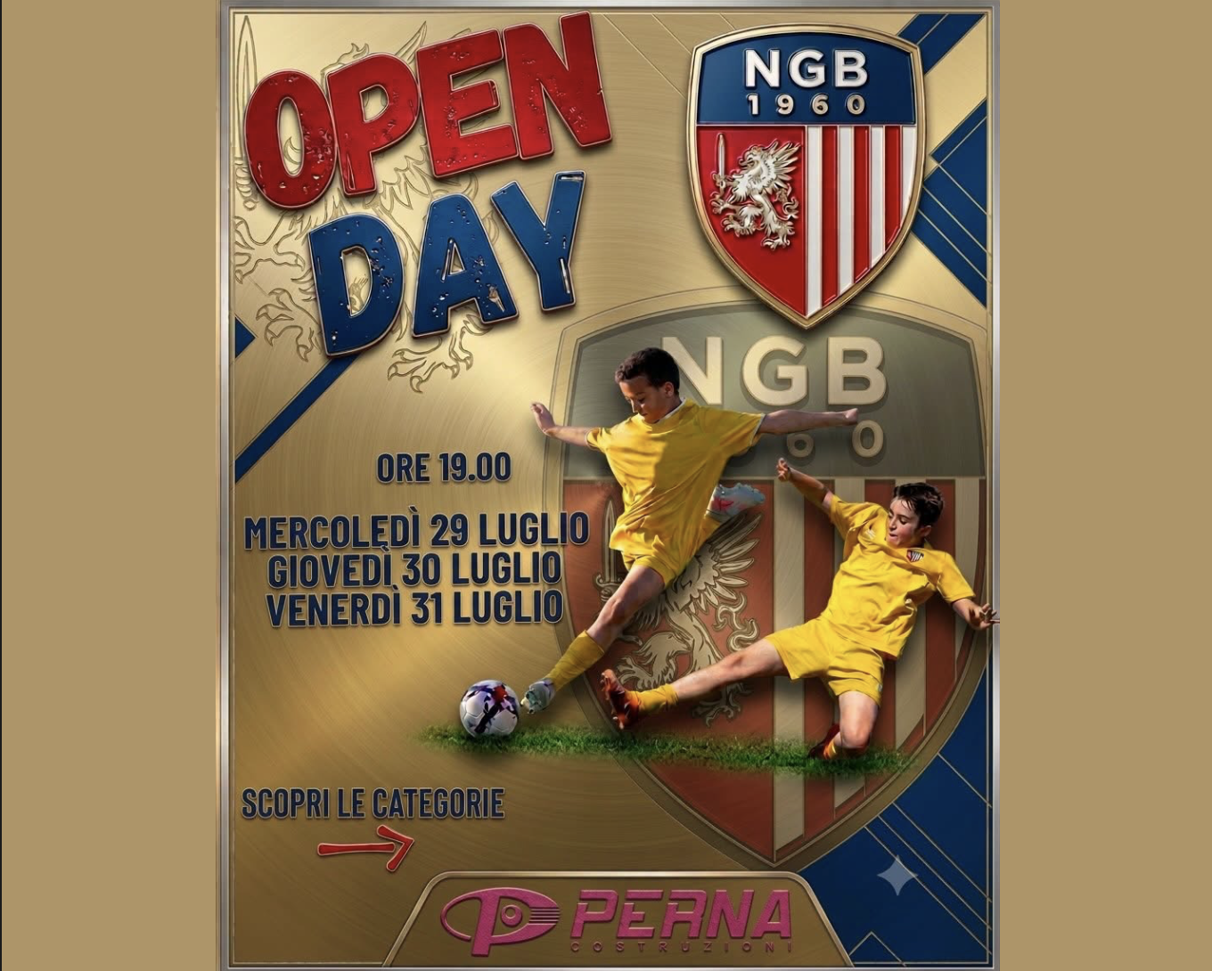 Nuova Grosseto Barbanella: al via gli open day della scuola calcio
