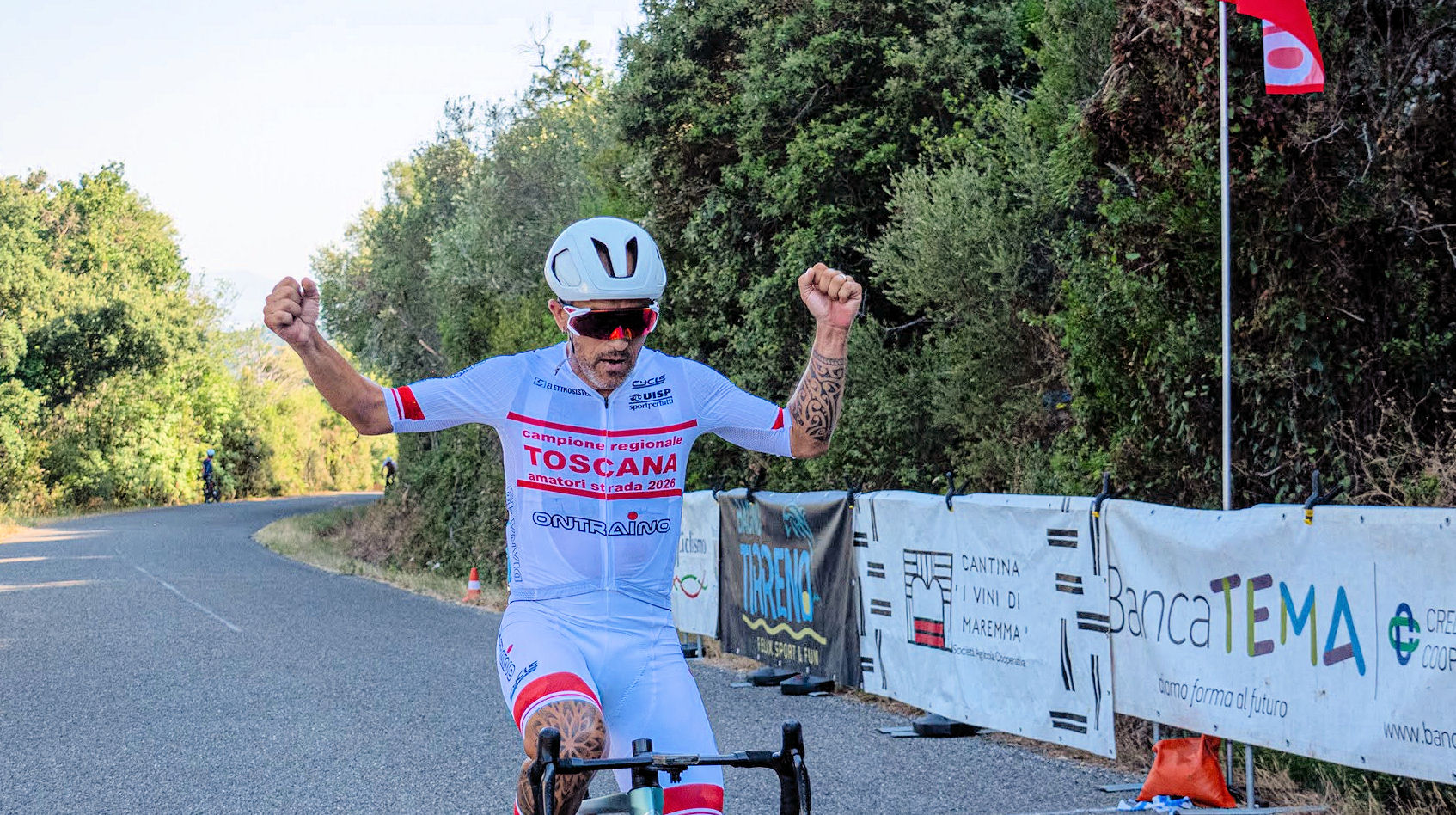 Ciclismo francesco di costa vicne il trofeo del diavolino arrivo luglio