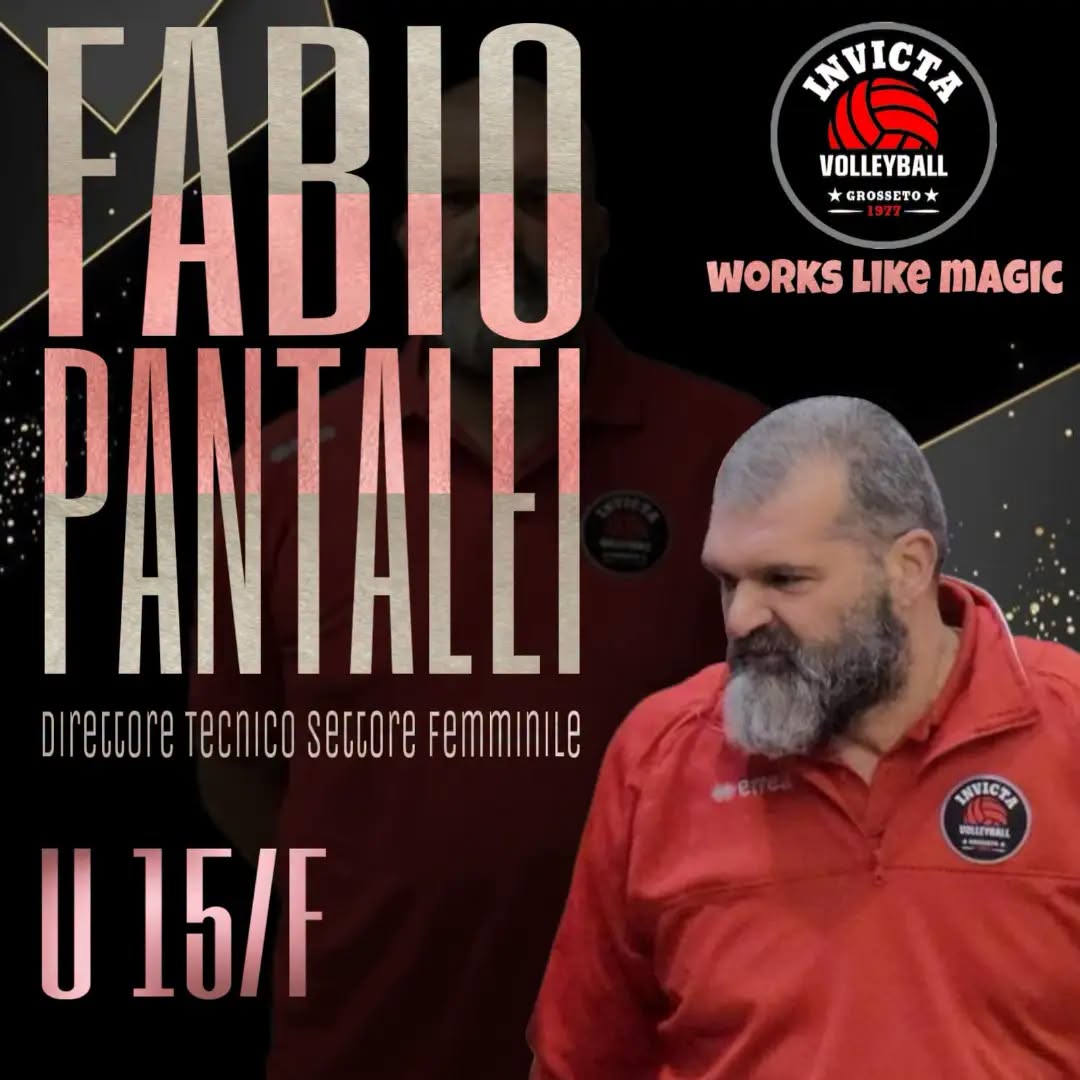 Invictavolleyball settore femminile logo stagione 2026 2027 fabio pantalei