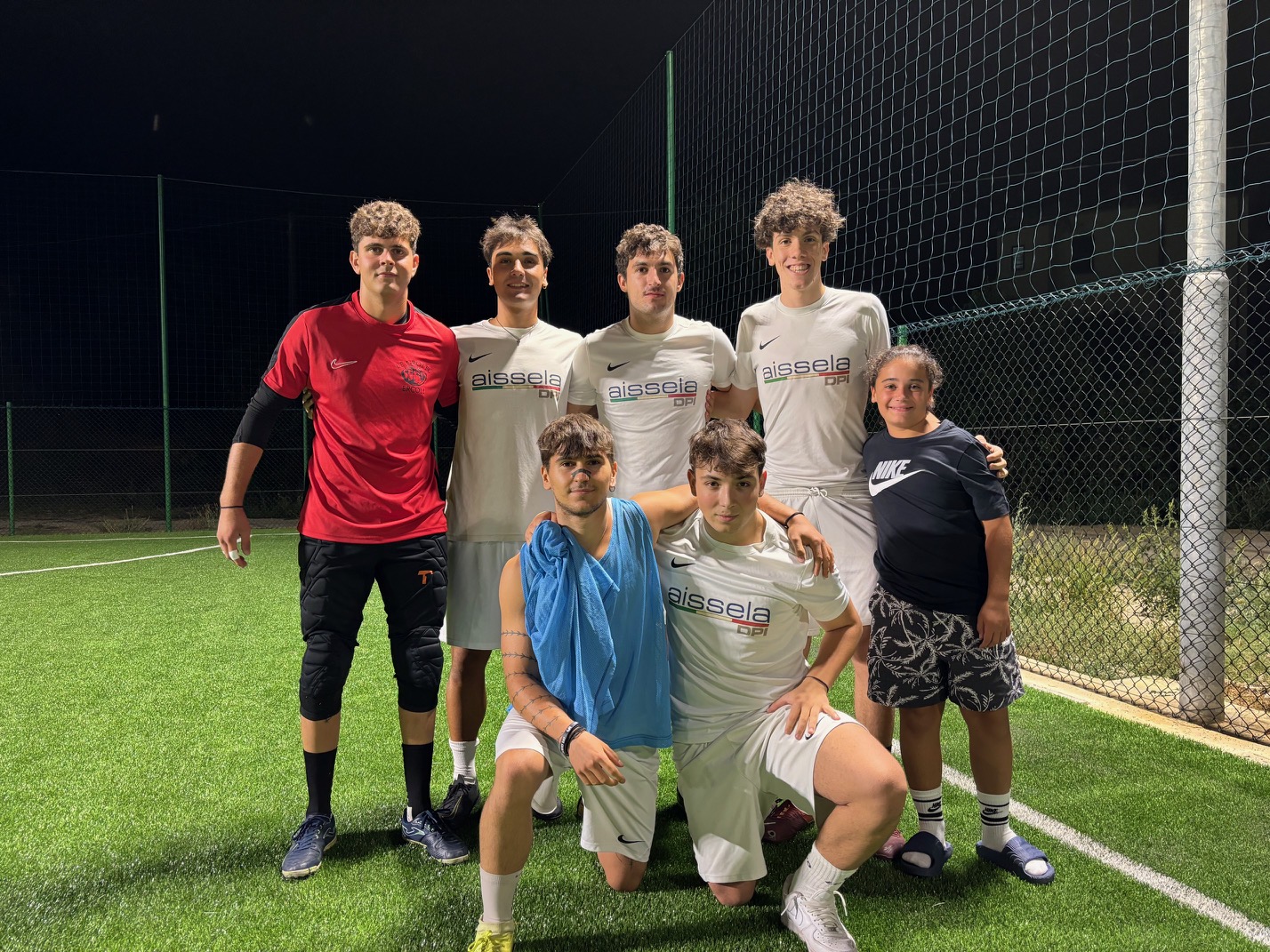 Uisp calcio a 5 squadra la pista 1 agosto