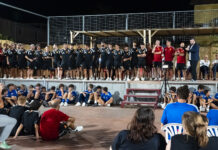 Presentate le squadre del Follonica Gavorrano e dello Scarlino nel giardino della Casa del Popolo di Bagno di Gavorrano