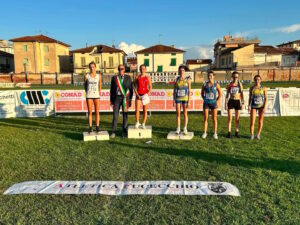 Atletica grosseto Podio Meravigli Fucecchio settembre