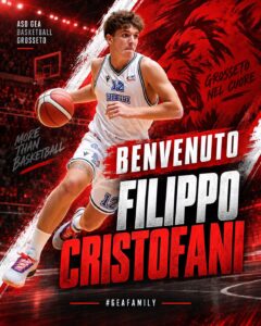 Basket gea grosseto filippo cristofani settembre