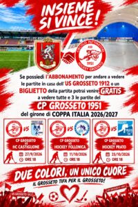 Hockey pista circolo pattinatori grosseto e us grosseto insieme settembre