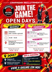 Invictavolleyball open day maremà settembre