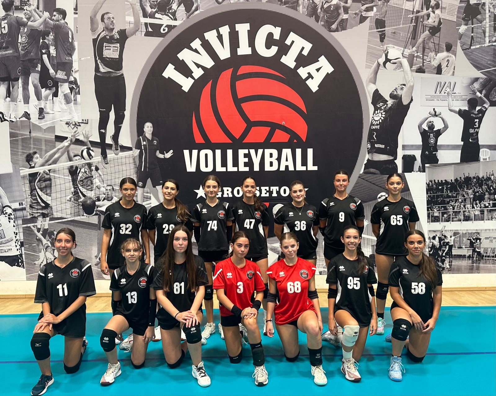 Invictavolleyball squadra femminile under 15 di coach fabio pantalei settembre