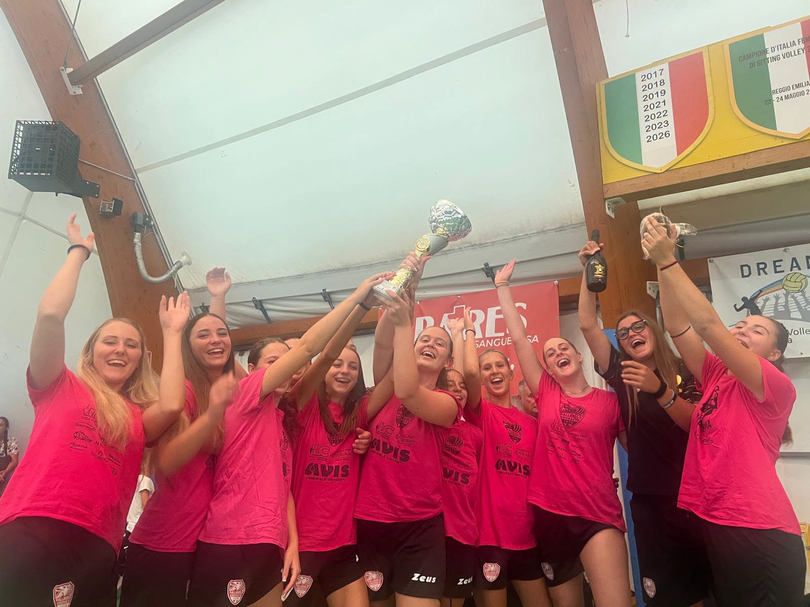 Pallavolo grosseto squadra under 17 settembre